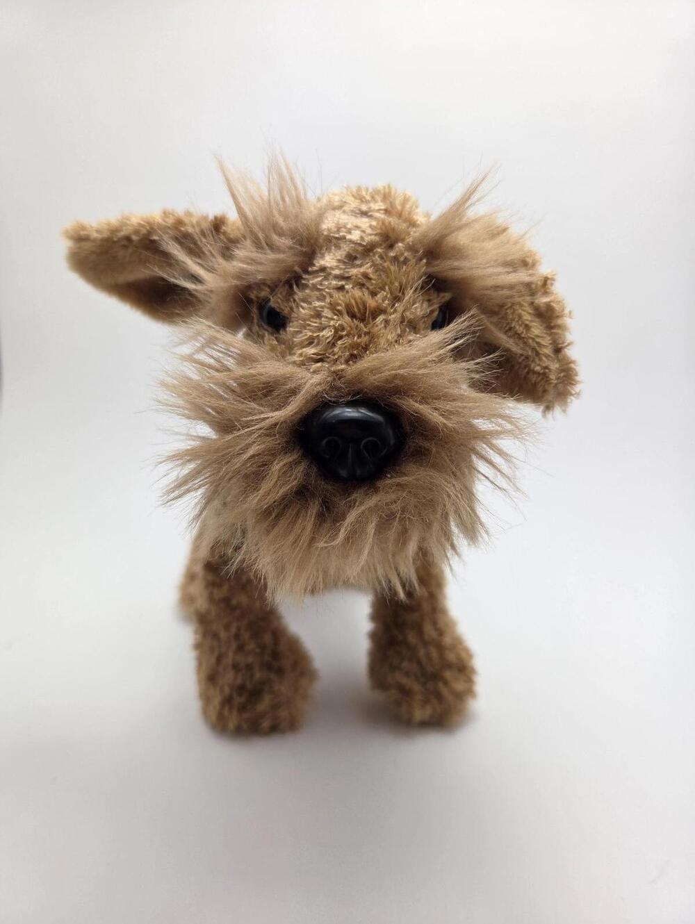 Vintage Webkinz "Airedale Terrier” without Tag/Code, Ganz Plush (9 inch)